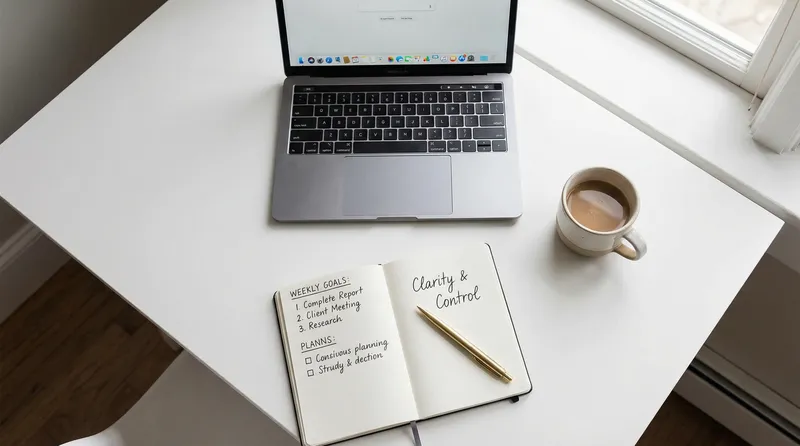 Ambiente de estudo organizado